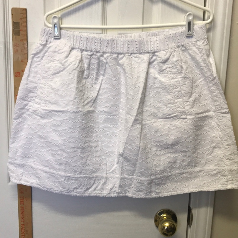 J Crew eyelet skirt